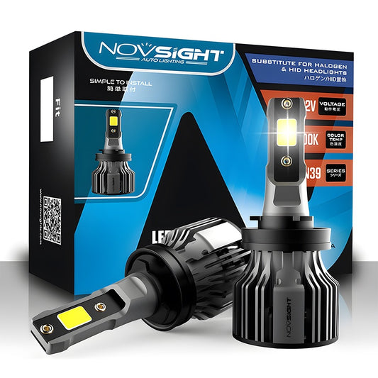 NOVSIGHT LED H1 12V/24V-72W/10000LM/6000K