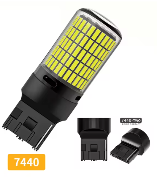 Λάμπες LED Canbus T20 μονοπολικη-2τμχ σε χρωμα ΠΟΡΤΟΚΑΛΙ