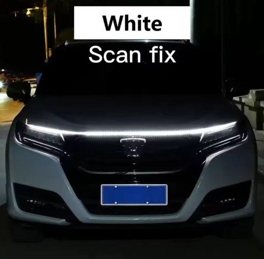 Δυναμική LED Λωρίδα Φωτισμού DRL Αυτοκινήτου 180cm –Φωτα Ημέρας με Εφέ Σάρωσης-ΛΕΥΚΟ 6000Κ