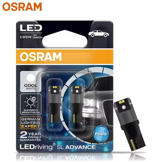 OSRAM LED T10 W5W 6000K 12V LEDriving SL Advance – (Σετ 2τμχ)