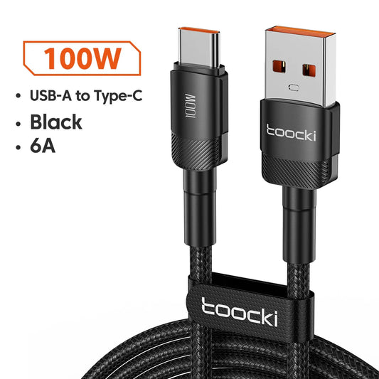 Καλώδιο φόρτισης και δεδομένων κινητού USB-A σε Type-C 1 μέτρο
