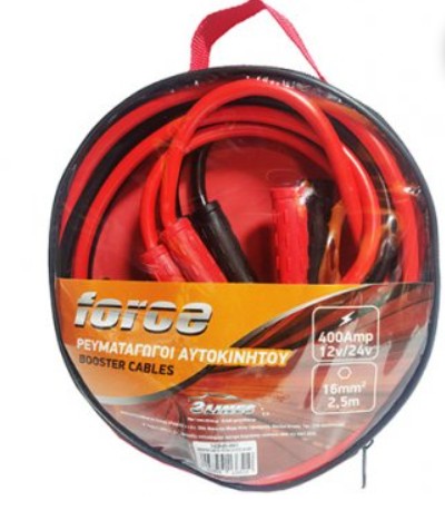 Καλώδια εκκινησης-Booster cables 400Ah/2.5M κορυφαίας ποιότητας