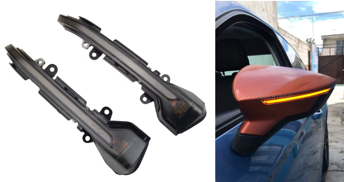 Φλας Dynamic Led για SEAT LEON MK3/IBIZA MK5 -2τμχ SMOKED