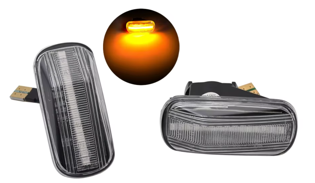 Φλας Led Dynamic για Honda-2 Τμχ-ΔΙΑΦΑΝΟ