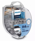 Philips H4 Crystal Vision 12V 60/55W 4300K 2τμχ