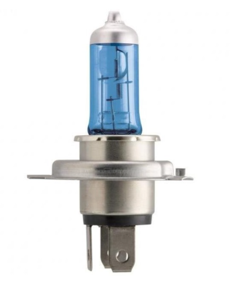 Philips H4 Crystal Vision 12V 60/55W 4300K 2τμχ
