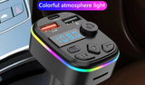FM Transmitter με Bluetooth/TFcard/USB/Type - Αυτοκινήτου