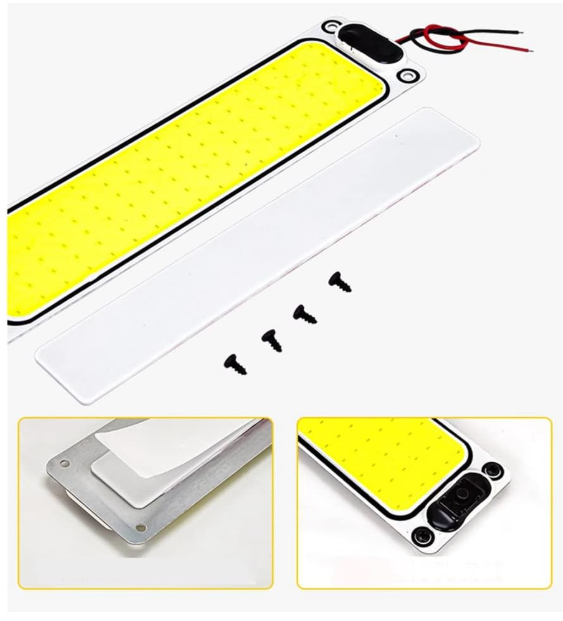 Πλαφονιέρα 108 COB LED / 12-85V / IP54 – Universal , 1600LM, Λευκό 6000K για Αυτοκίνητα, Τροχόσπιτα & Φορτηγά