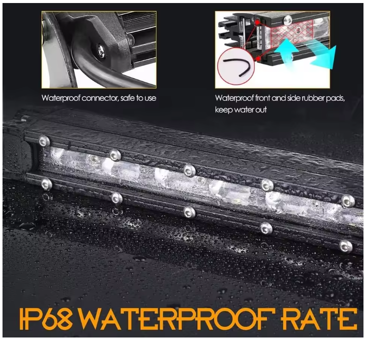 Προβολέας 8D- 18εκ 6000K/18W για αυτοκίνητα/off road/φορτηγά 1τμχ