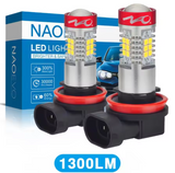 Λάμπες Led NAOEVO H8/H9/H11 για προβολείς ομίχλης -2τμχ