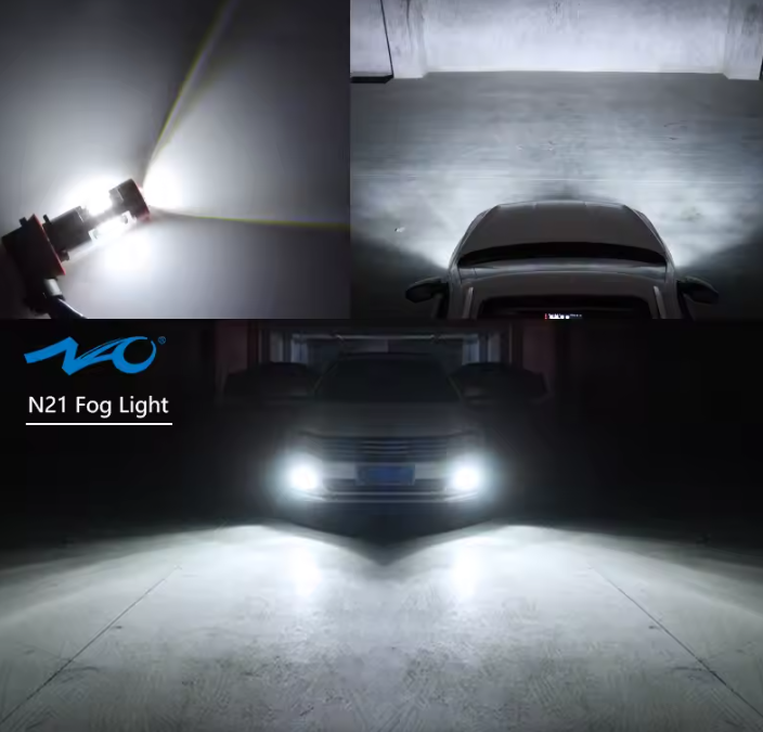 Λάμπες Led NAOEVO H8/H9/H11 για προβολείς ομίχλης -2τμχ