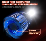 NOVSIGHT LED H7 12V/24V-72W/10000LM/6000K