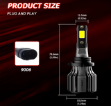 NOVSIGHT LED HB4/9006- 12V/24V-72W/10000LM/6000K