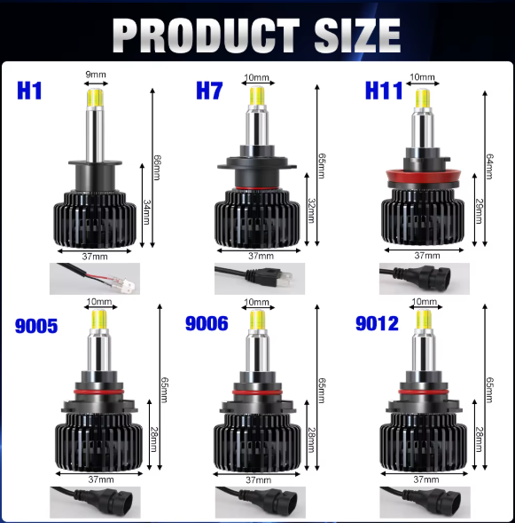 TOAUTO LED 3D H7 FULL CANBUS 12V/100W/16000LM/6000K