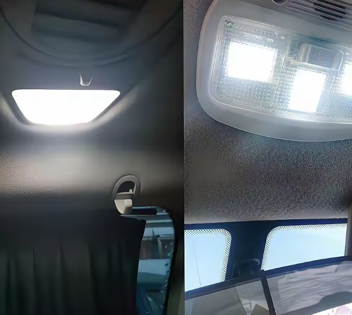 LED Φωτιστικο Εσωτερικού Χώρου Αυτοκινήτου 24 LEDs -T10/Ba9s/Festoon adapters