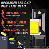 Dualvision H15 LED Λάμπες Canbus για FORD/VW/AUDI/MERCEDES/BMW -300W/30000LM/6500K