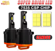 Dualvision H15 LED Λάμπες Canbus για FORD/VW/AUDI/MERCEDES/BMW -300W/30000LM/6500K