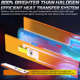 Dualvision H8/H9/H11 led λαμπες 10.000Lm/6000K