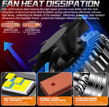 Dualvision H1 led λαμπες 10.000Lm/6000K