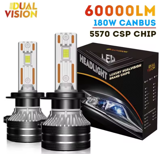 Dualvision K5C H1 FULL CANBUS LED Λάμπες– 180W/60000LM/6000K