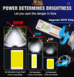 Dualvision K5C H7 FULL CANBUS LED Λάμπες– 180W/60000LM/6000K