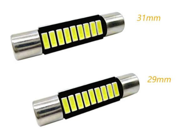 Λαμπα Led τύπου Festoon mini 29mm C5W-1W/6000K-1τμχ