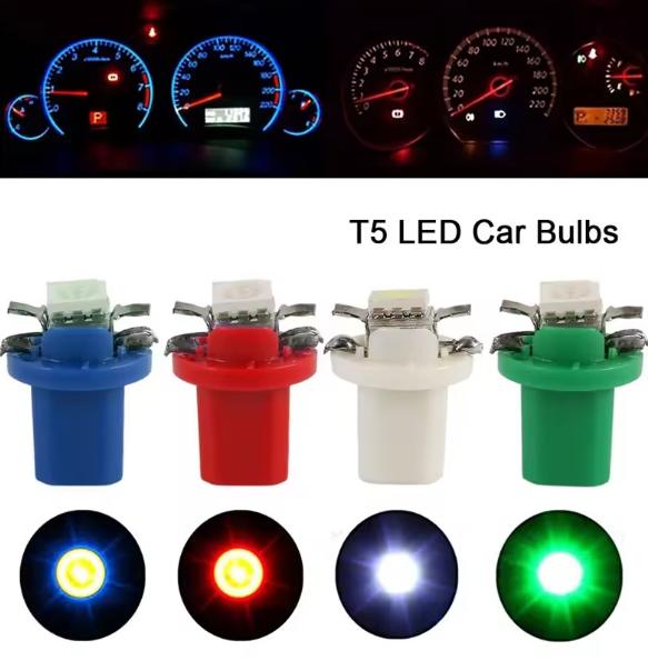 Λαμπα Led τύπουT5 B8.5D ΛΕΥΚΟ -0.2W/6000K-1τμχ