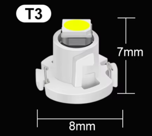 Λαμπα Led T3 Πρασινο-0.5W-1τμχ