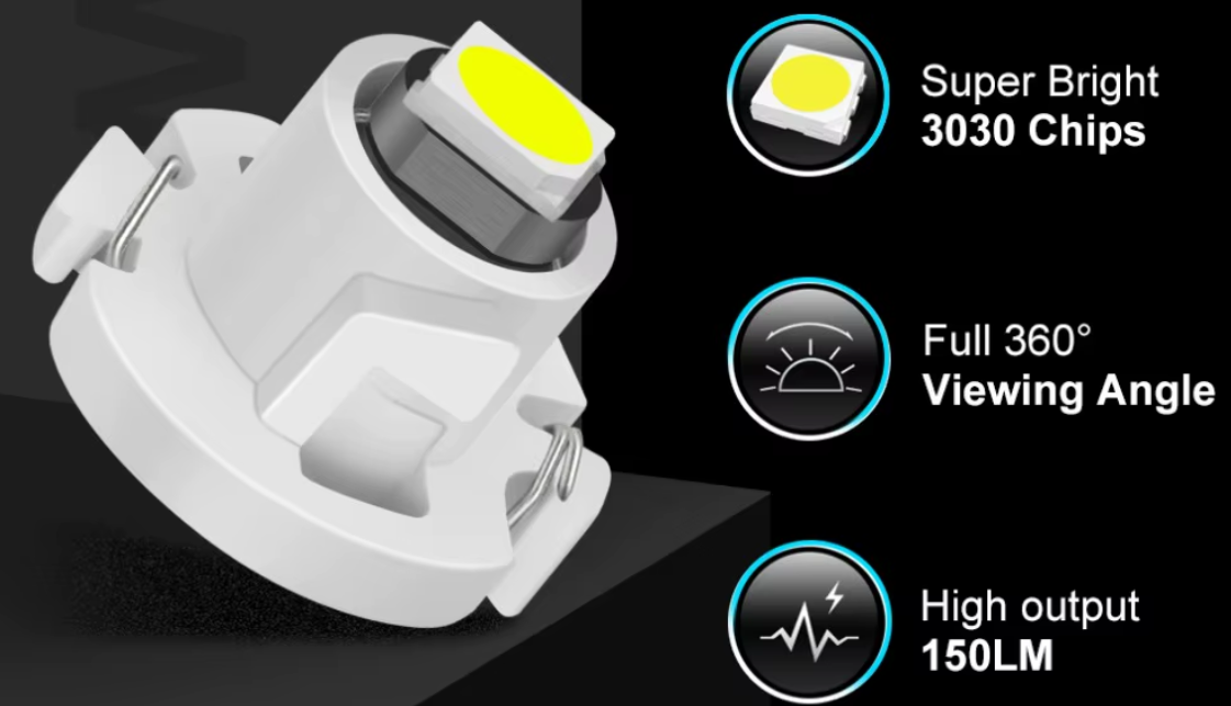Λαμπα Led T4.7 Κιτρινο -0.5W-1τμχ