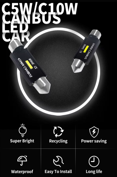 Λαμπα LED festoon C5W 31mm Canbus 4.5W/6000K