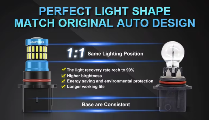 Λάμπες MAXGTRS LED P13W (SH24W, PSX26W) Canbus 6000K-2τμχ