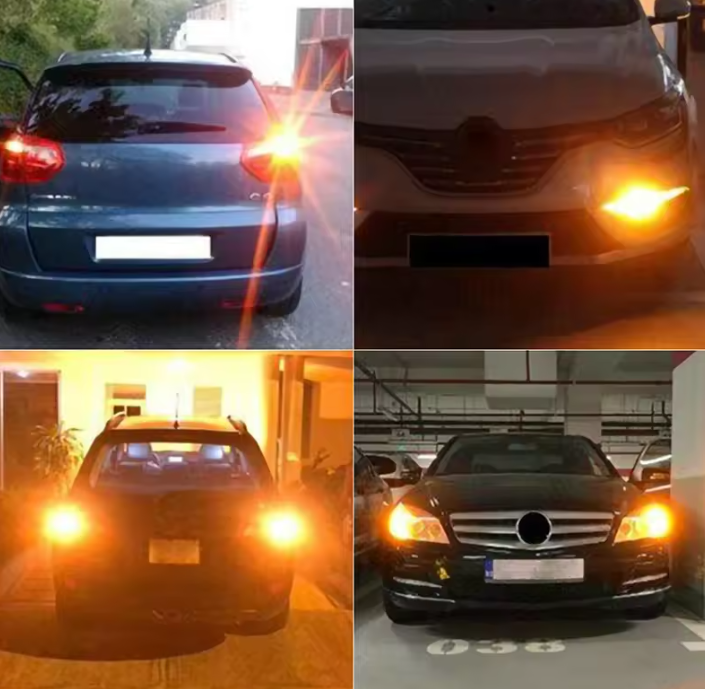 Λάμπες  LED Canbus BA15S-2τμχ σε χρωμα Λευκο