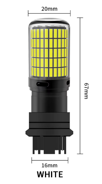 Λάμπες  LED Canbus T25 μονοπολικη-2τμχ σε χρωμα Λευκο