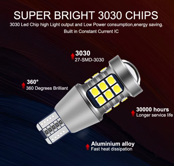 Λάμπες NLpearl LED T15/W16W – Λευκό 6000K-2τμχ