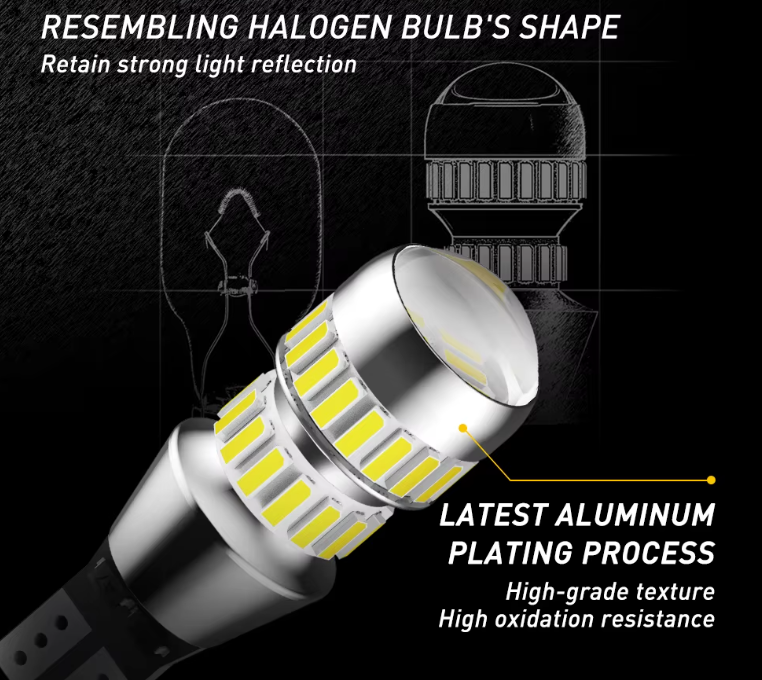 AUXITO T15/W16W LED Λάμπες Αυτοκινήτου – 2000LM – Canbus – 6000K Λευκό – 2τμχ