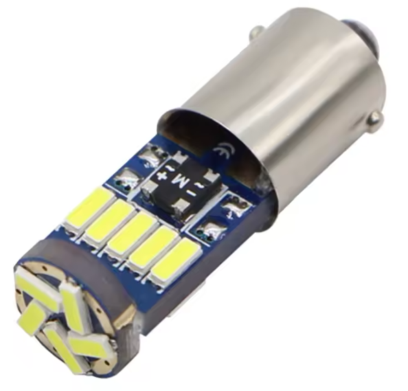 Λάμπα LED T10 BA9S T11 H6W CANBUS– 8W /300Lm/ΛΕΥΚΟ  6000K 1τμχ
