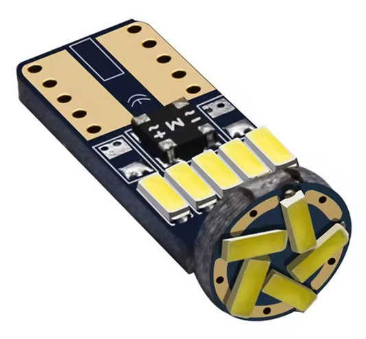 Λάμπα LED T10 CANBUS– 6W /300Lm/ΠΡΑΣΙΝΟ 1τμχ