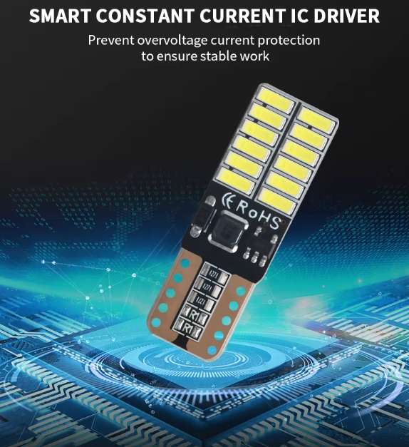 Λάμπα LED T10 CANBUS– 5W /250Lm/ΛΕΥΚΟ  6000K 1τμχ
