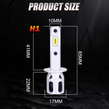 Λάμπες LED H1 – 4500Lm/ΛΕΥΚΟ 6000K 2τμχ