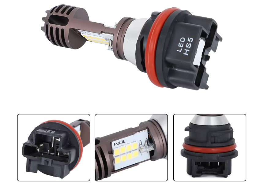 Λάμπα Μοτοσυκλέτας LED  HS5 8.5W/6500K ΛΕΥΚΟ/ 1τμχ