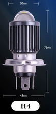 Λάμπα LED Μοτοσυκλέτας H4 | Hi/Lo Beam | 1000LM | 6500K 1τμχ