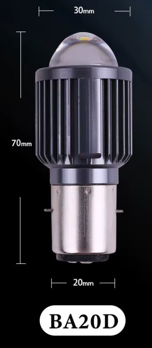 Λάμπα LED ΜοτοσυκλέταςBA2OD | Hi/Lo Beam | 1000LM | 6500K 1τμχ