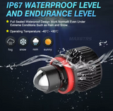 LED Projector Laser λάμπες MAXGTRS για Φώτα Ομίχλης Αυτοκινήτου H8/H9/H11/H16-6000K – 20.000lm-2τμχ