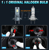 LED Λάμπες H7/6500K/20000LM CANBUS- Υψηλή Φωτεινότητα & Εύκολη Εγκατάσταση-2τμχ