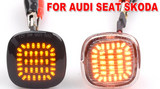 Φλας Led Dynamic για AUDI-SEAT-SKODA- 2 Τμχ CRYSTAL