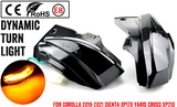 Φλας Led Dynamic για TOYOTA COROLLA/YARIS CROSS- 2 Τμχ SMOKED