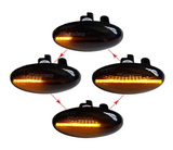 Φλας Led Dynamic για PEUGEOT/CITROEN- 2 Τμχ SMOKED