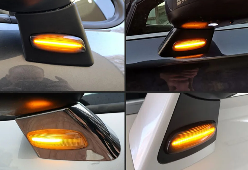 Φλας Led Dynamic για PEUGEOT/CITROEN 2 Τμχ SMOKED