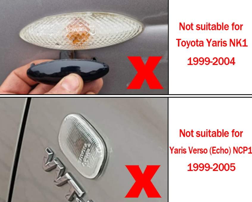 Φλας Led Dynamic για Toyota- 2 Τμχ CRYSTAL