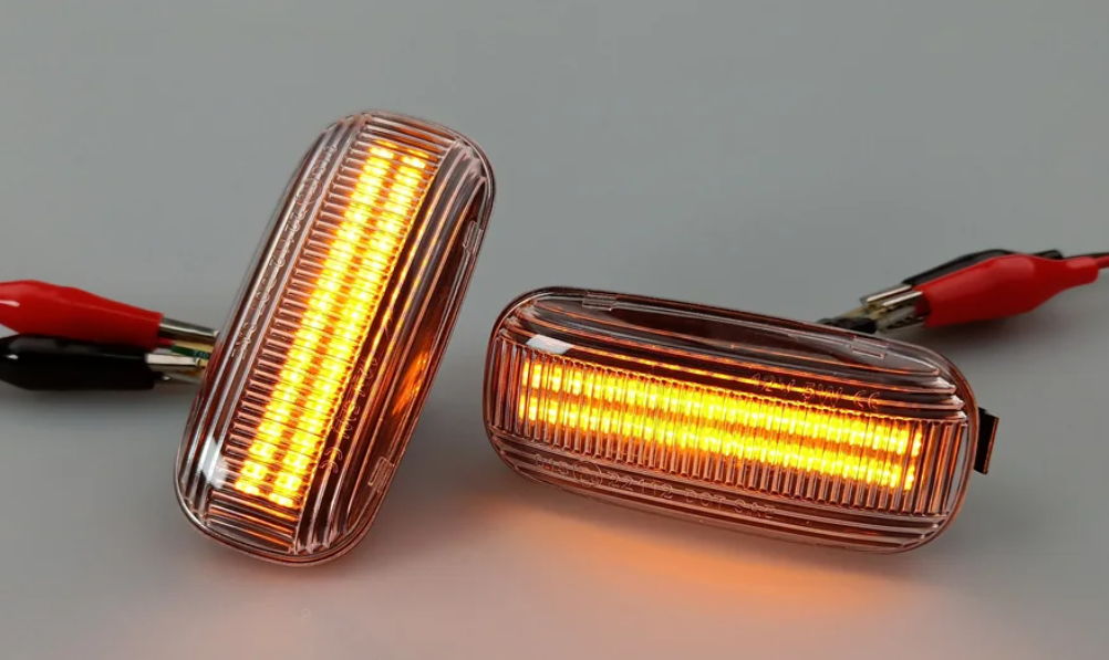 Φλας Led Dynamic για AUDI - 2 Τμχ CRYSTAL